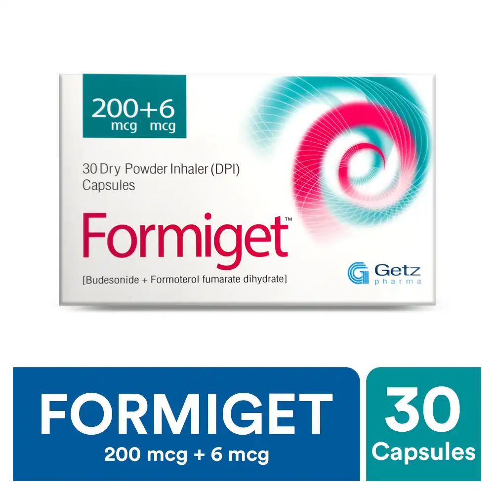 Formiget Capsules 200/6mcg